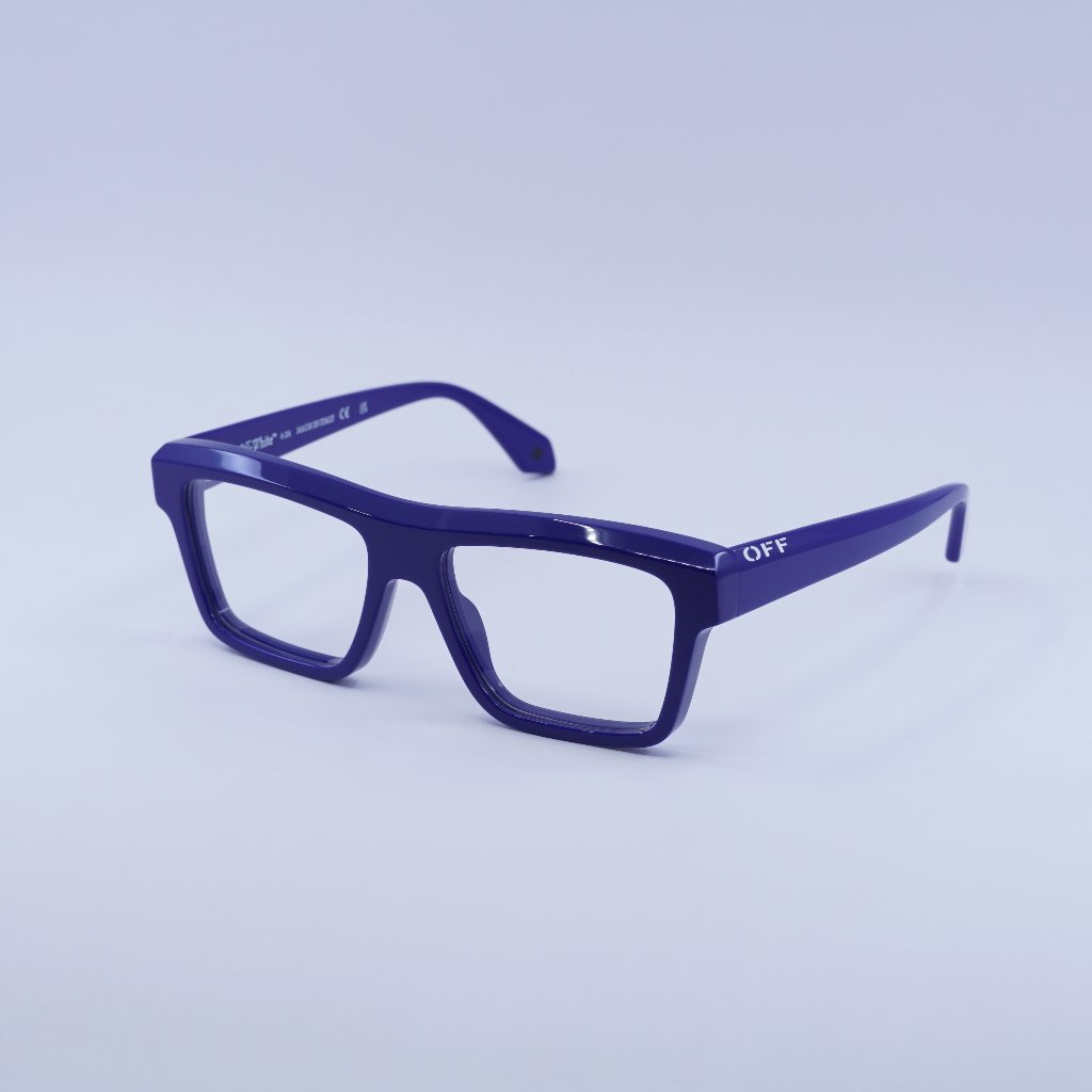 Off-White Oerj07h Style 7h 4500 Eyeglasses Blue Square 55mm Frame